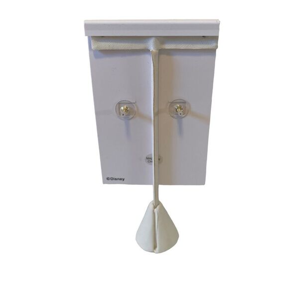 Disney Baublebar Minnie Mouse Gold Toned Studs W/ Multicolored Pave Crystals. - Picture 4 of 6